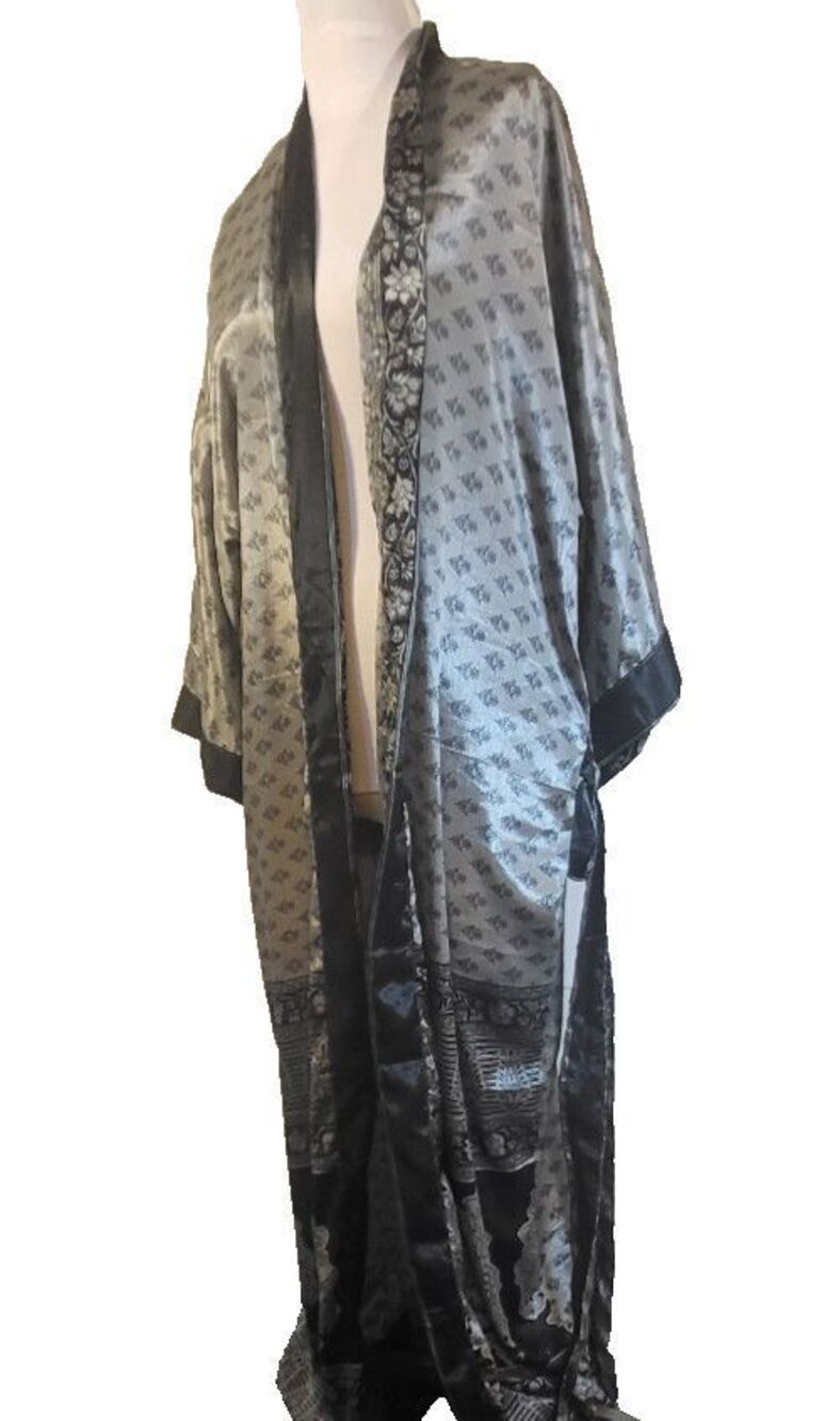 Gorgeous Silk Robe Made From Recycled Saris Kimono Style One Size